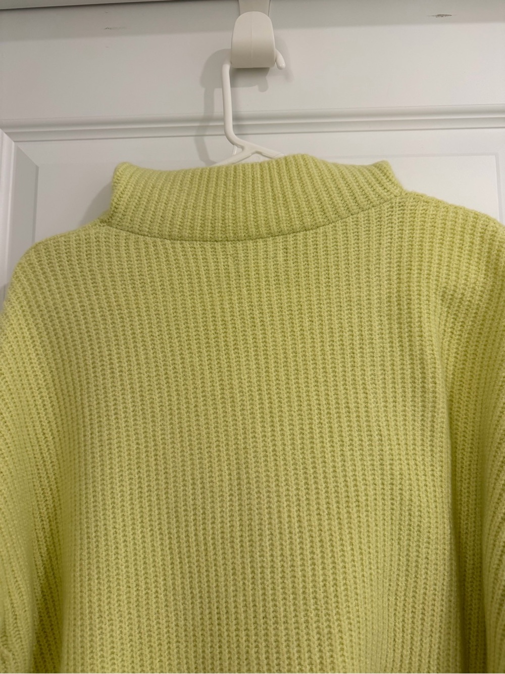 Daily Ritual Neon Zip-Neck Oversized Sweater - Picture 6 of 6